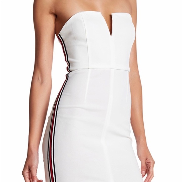 Leibl '38 Strapless sheath Side Stripe Dress - Picture 2 of 5